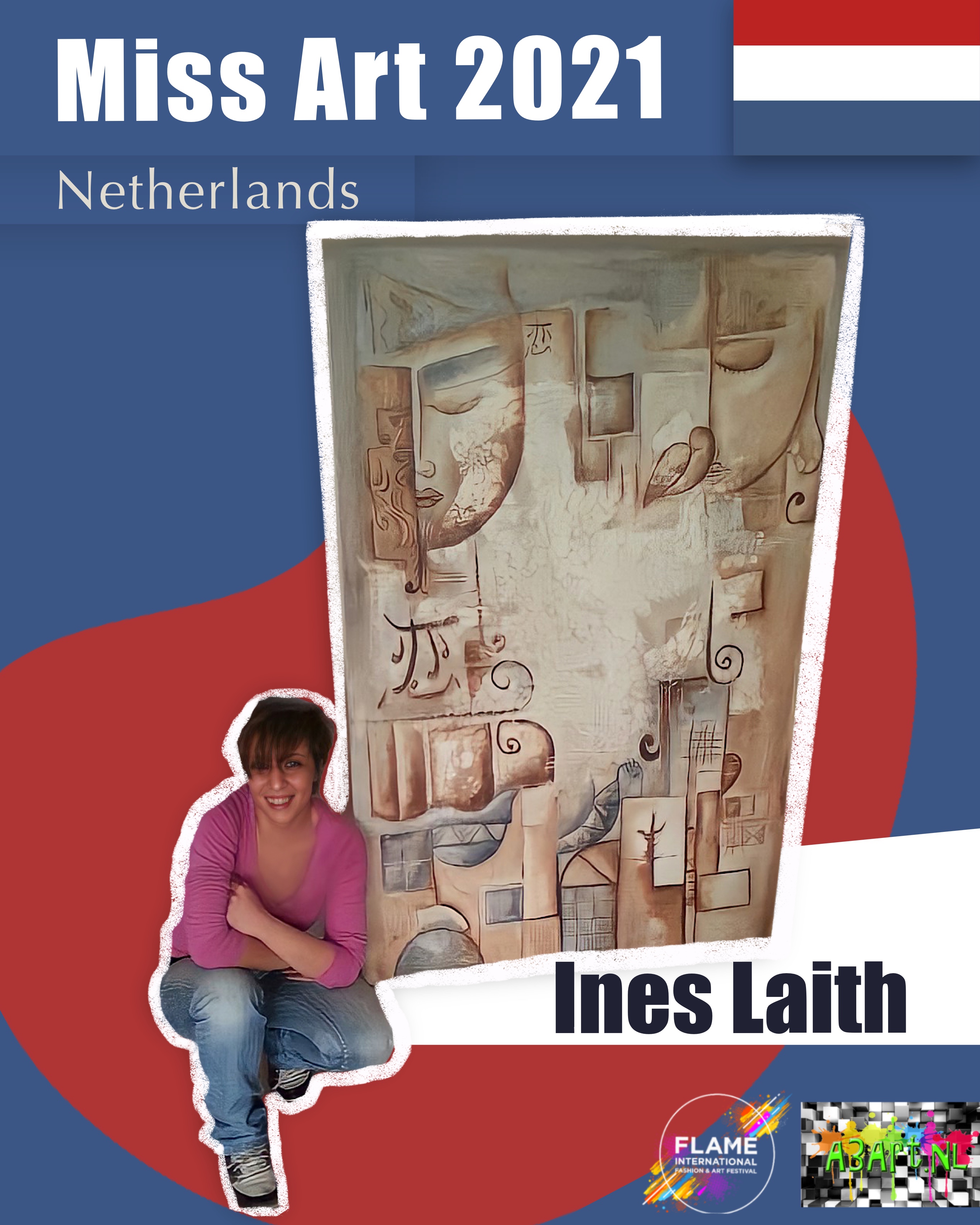 Ines Laith Miss art Netherlands